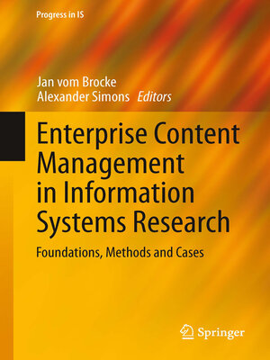 cover image of Enterprise Content Management in Information Systems Research